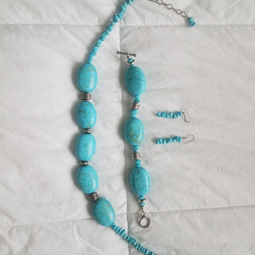 Authentic turquoise set - Picture 2 of 2